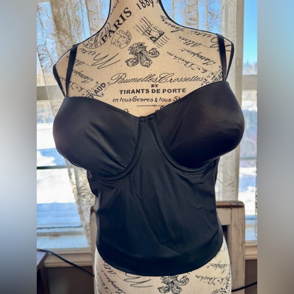 Black 42C Bustier.